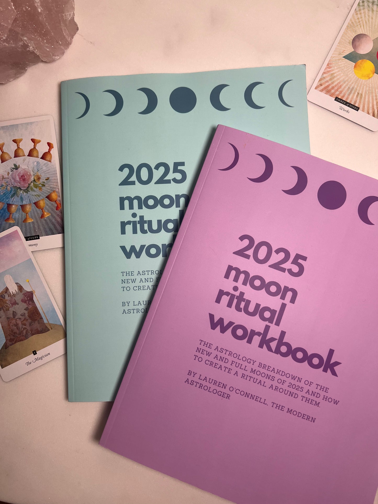 2025 Moon Ritual Workbook (Aquamarine)